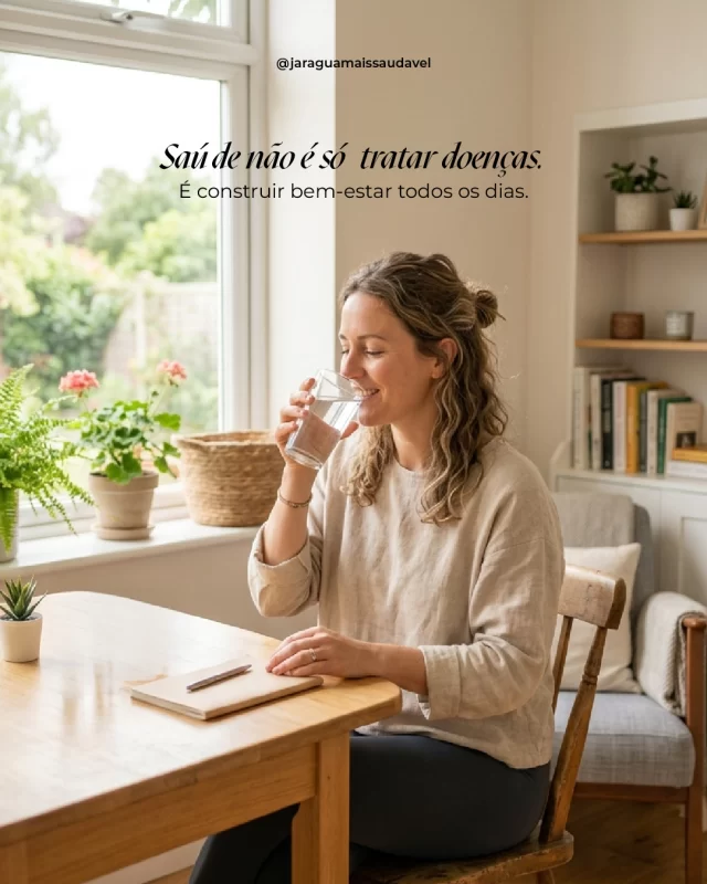 Cuidar da saúde vai muito além de tratar doenças.É construir, todos os dias, hábitos que fortalecem o corpo, a mente e as relações com as pessoas e com o lugar onde vivemos. 🌱Neste Dia Mundial da Saúde, reforçamos a importância de pequenas escolhas:🏃 Mover o corpo com mais frequência🍎 Comer de forma equilibrada🫂 Pertencer e fortalecer vínculosNa Associação Jaraguá Mais Saudável, acreditamos que promover saúde é um compromisso coletivo. Quando cada pessoa cuida de si e também do ambiente e das relações ao seu redor, toda a cidade se torna mais saudável.Saúde nós construímos em conjunto! 💪#DiaMundialDaSaúde #ComerMoverPertencer #JaraguáMaisSaudável